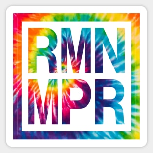 R.M.N M.P.R. - Roman Empire Funny Meme Modern Retro Design Tie Dye Sticker